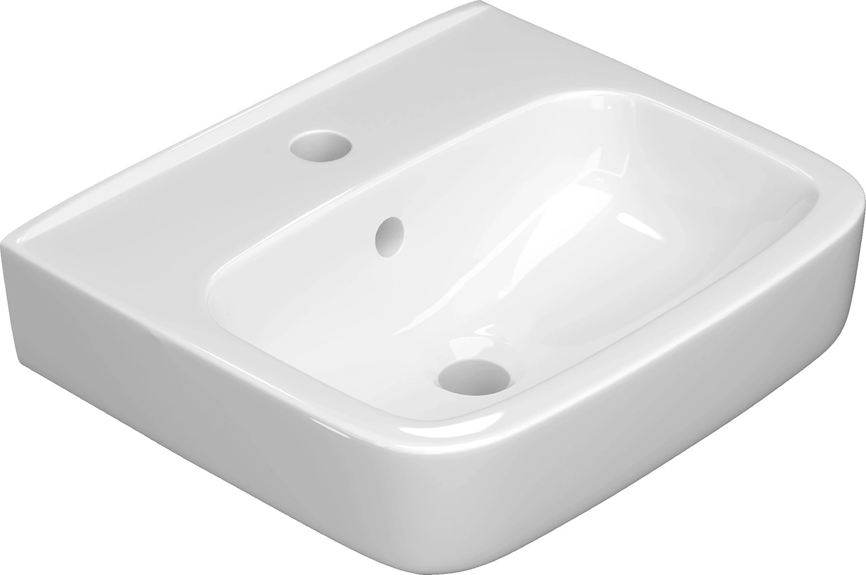 Раковина КЕРАМИН СКВЭА 45 белый глянец CDB00024893 (4810531138150)