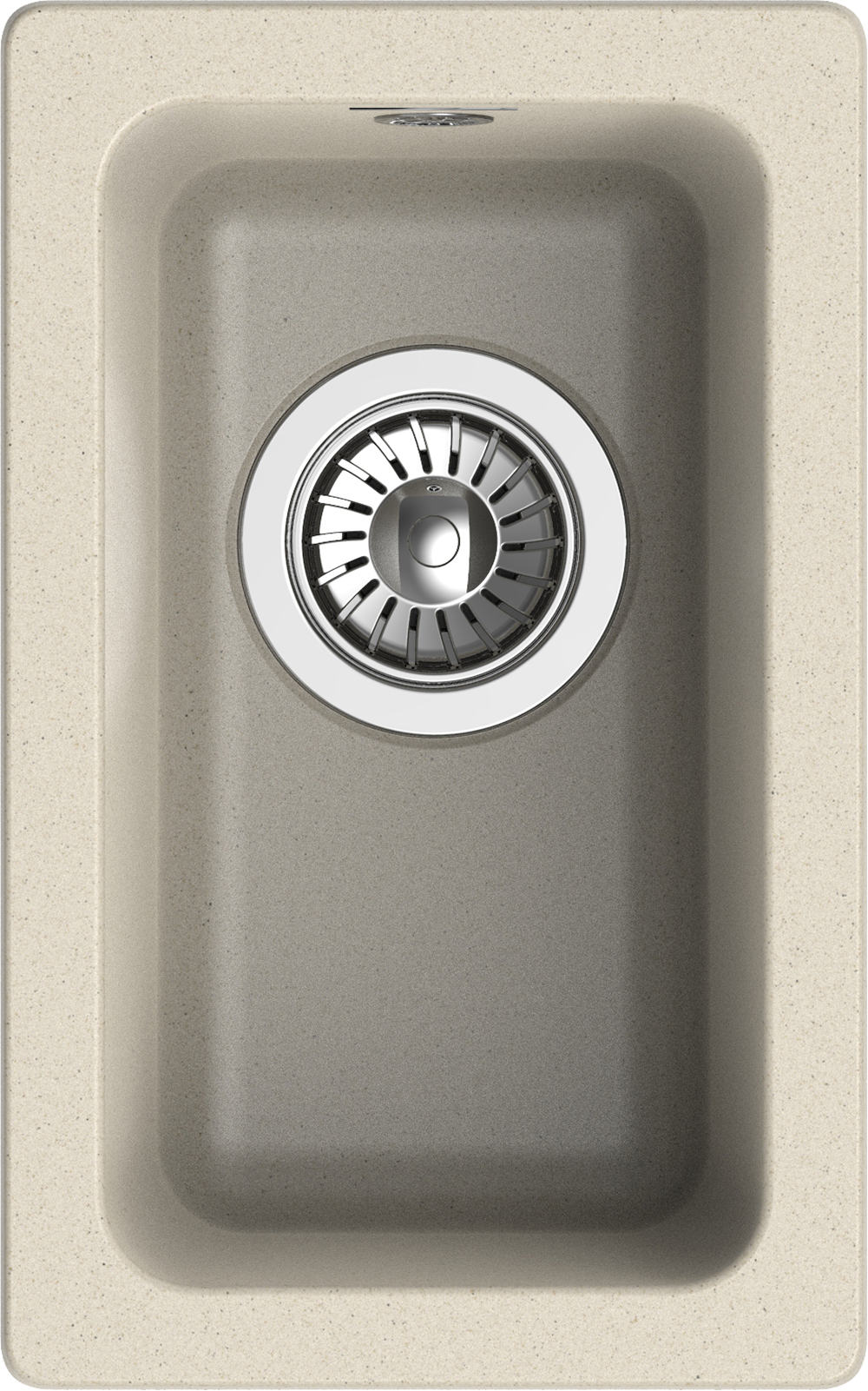 RIVELATO Мойка BERKANA 25 подст.монтаж 1-чаш 305*455 beige scuro арт.