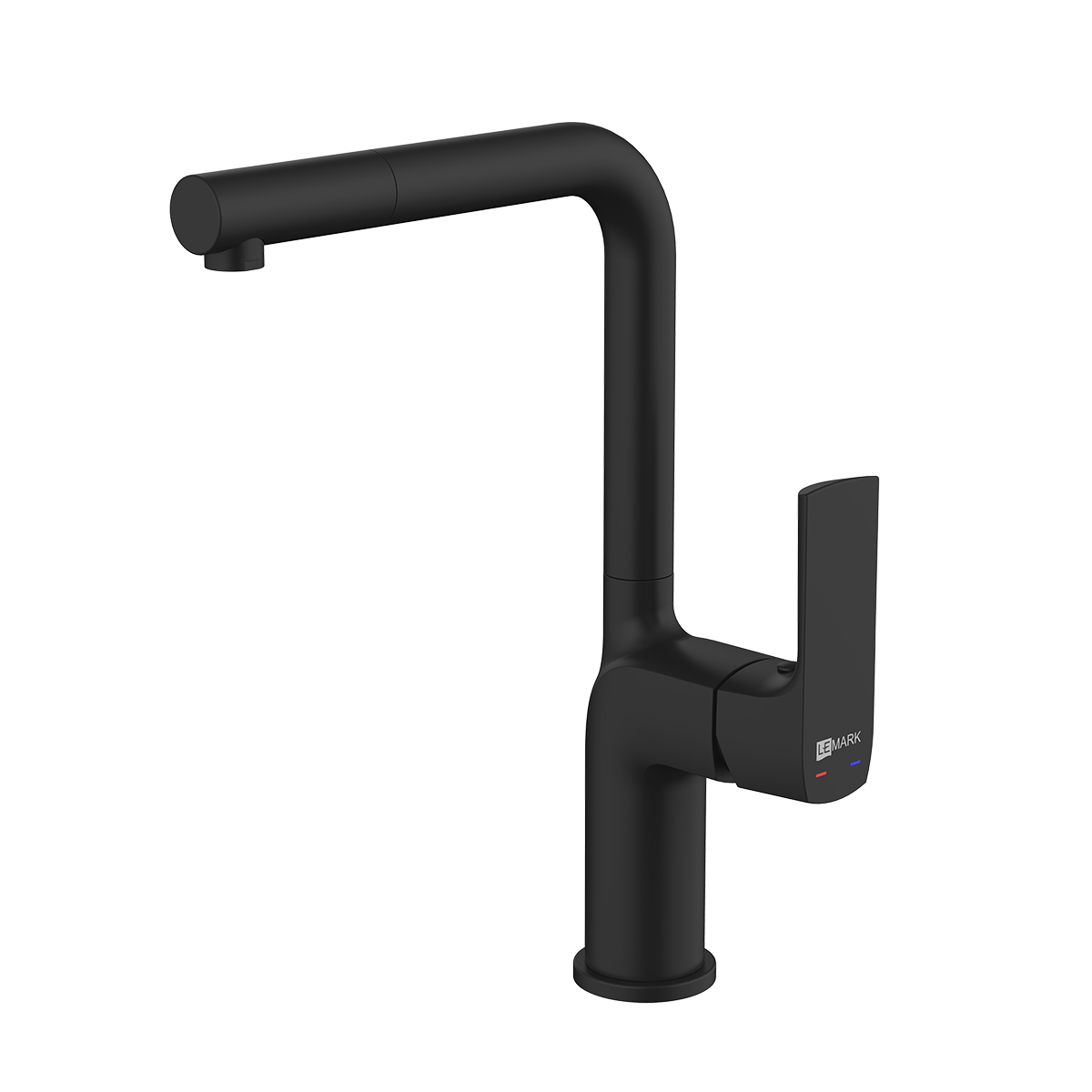 Ursus Смеситель для кухни, выс.пов.излив 175мм, р/ОД, черный, LM, LM7205BL