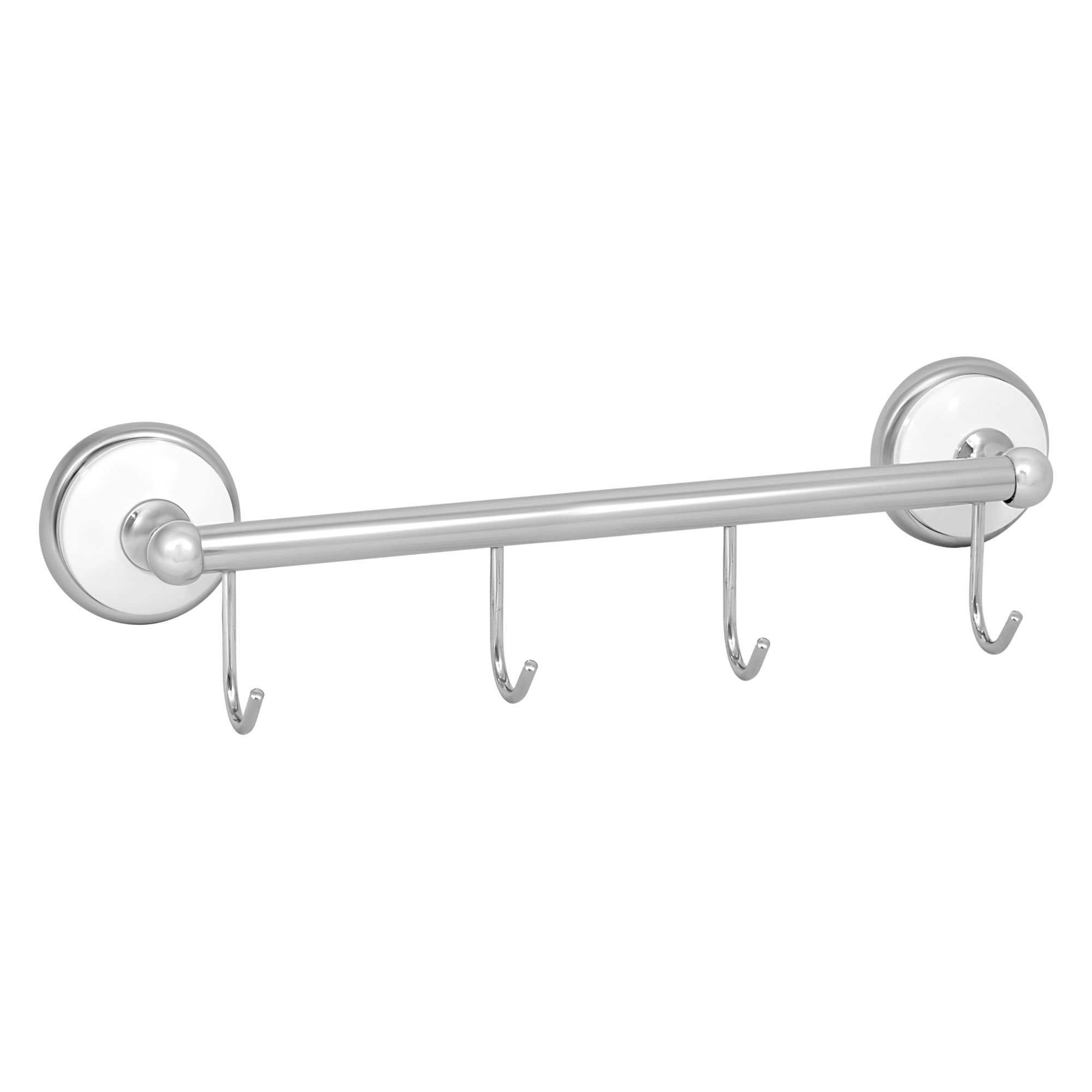 Кронштейн настенный, 4 крючка «Solinne», B-51108-4, хром, Коллекция Blanco