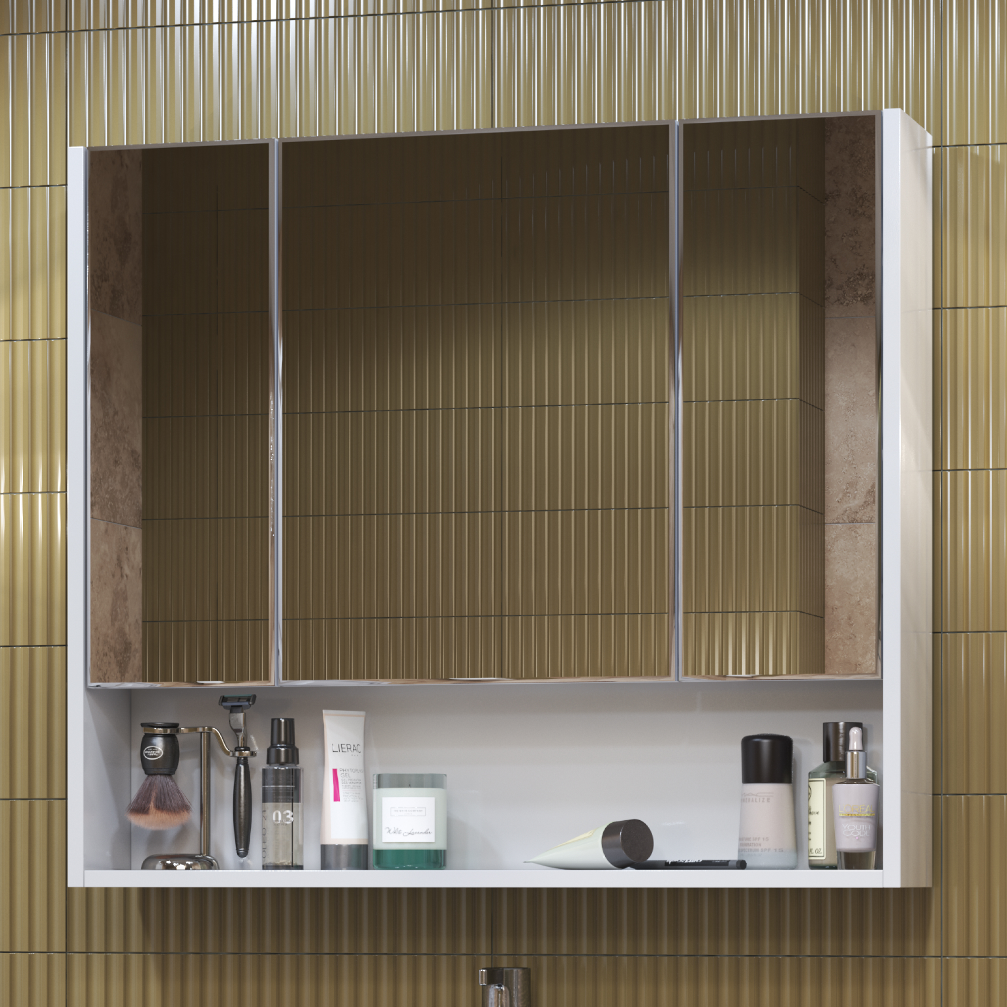 Зеркальный шкаф VIGO Urban 70 подвесной белый (zsh.URB.70)