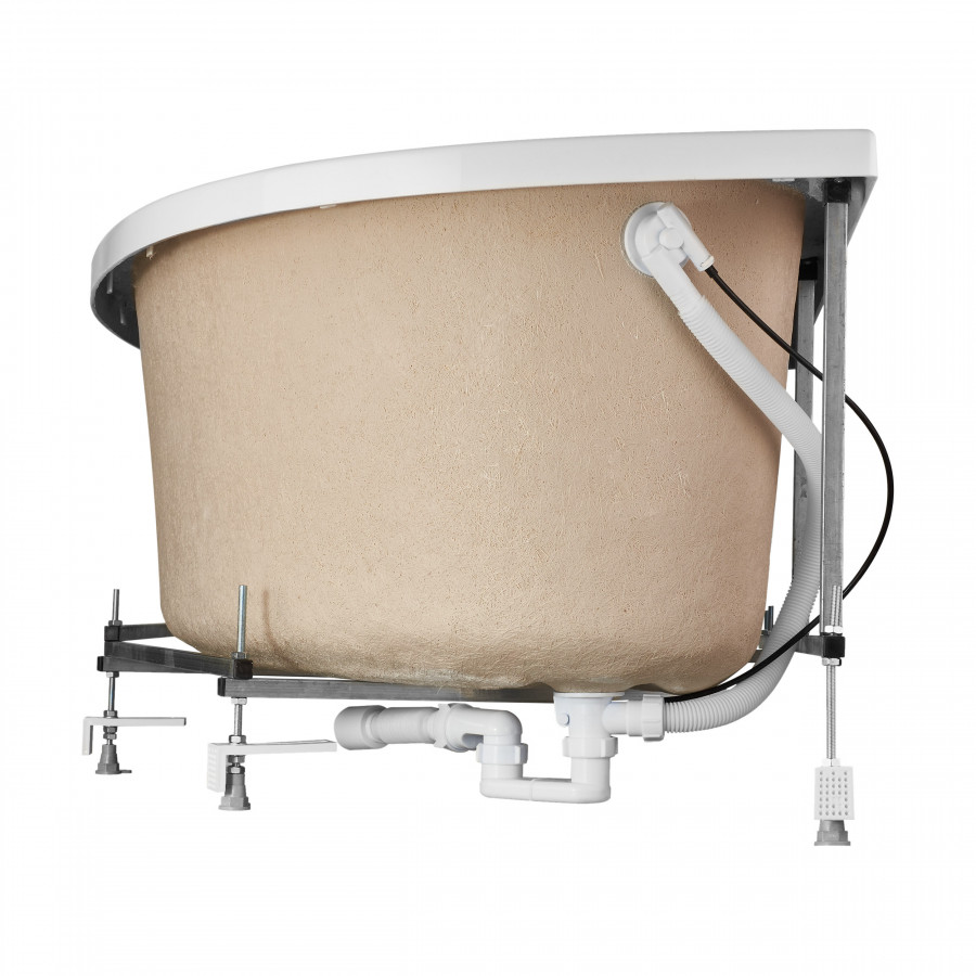 ШРИ-ЛАНКА Ванна акриловая 150х100 см., правая, без монтажного комплекта, САНТЕК