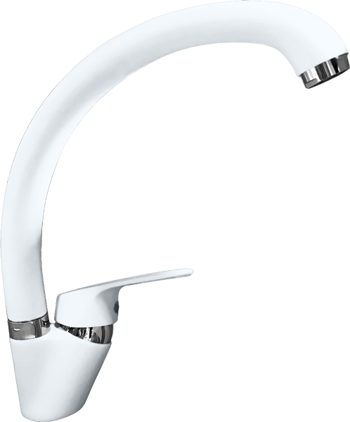 GF Смеситель для кухни боковой D-35mm (иней)