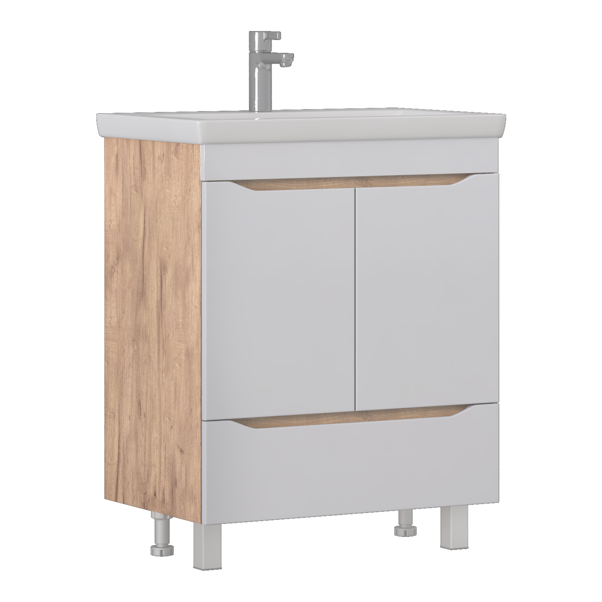 Тумба под раковину VIGO Grani 70 напольная дуб золотой (285 дуб золотой)