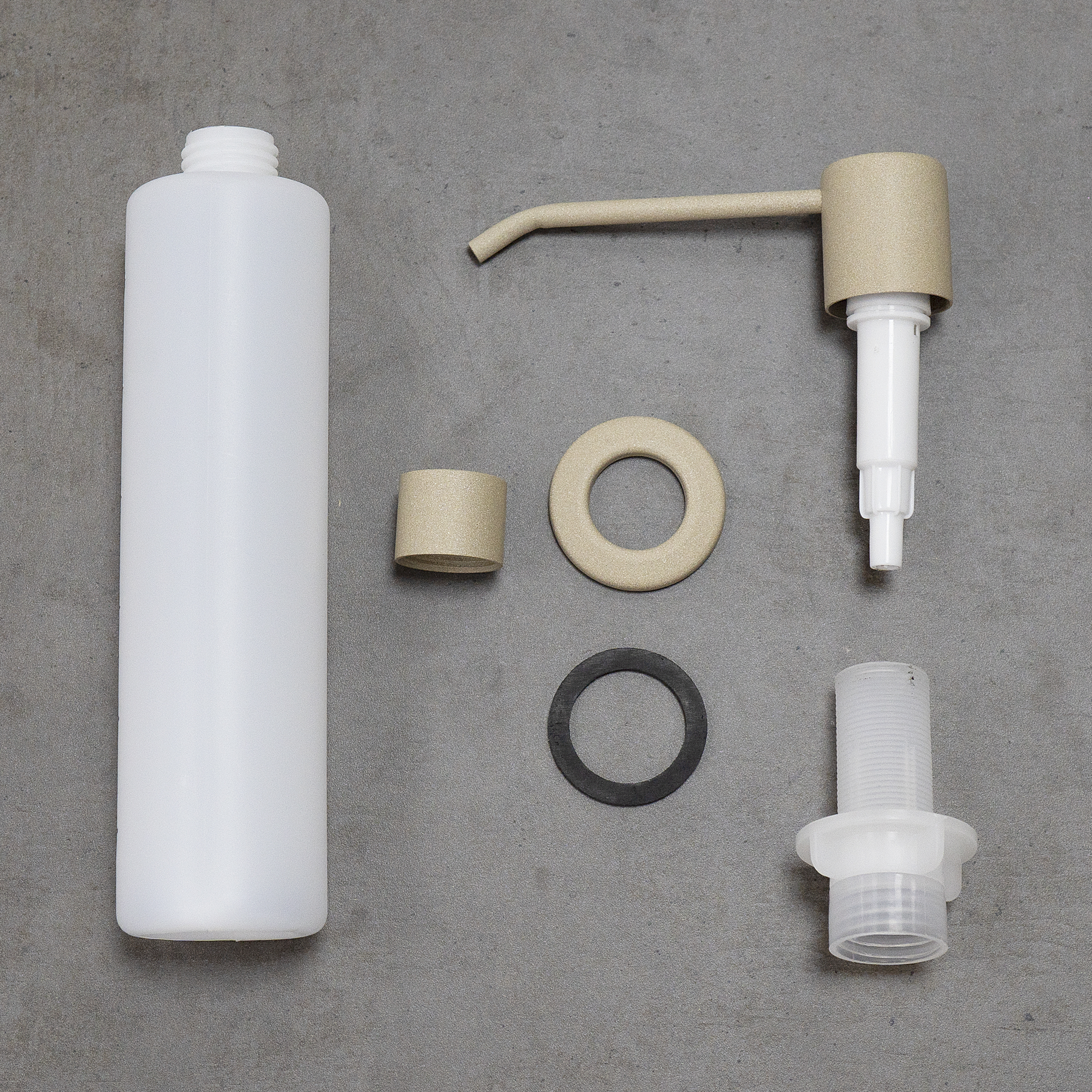 Expert Дозатор для мойки в цвет мойки и смесителя, бежевый, LM, LM8201PBG