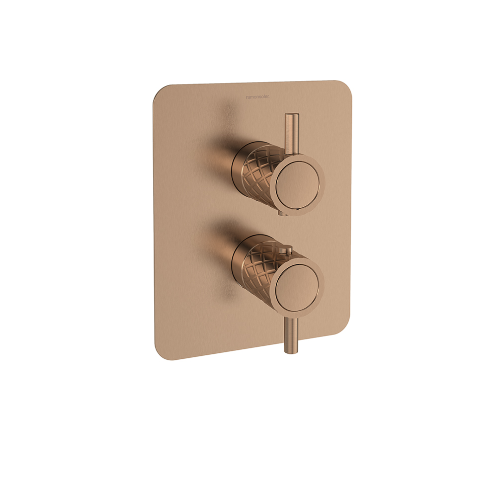 Встраиваемый термостатический смеситель для душа ODISEA JOYA 592421SCUC медь на 1 выход