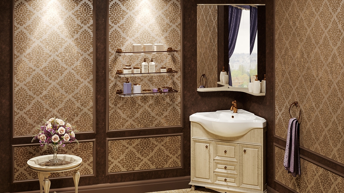 Раковина KIROVIT Классик 650 мебельная угловая белый (Вн Крв31) 4640021063071