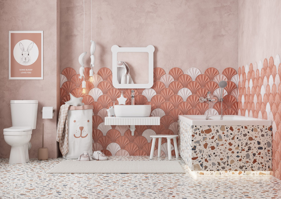 Зеркало КАСПЕР МИШКА, квадратное, белый матовый