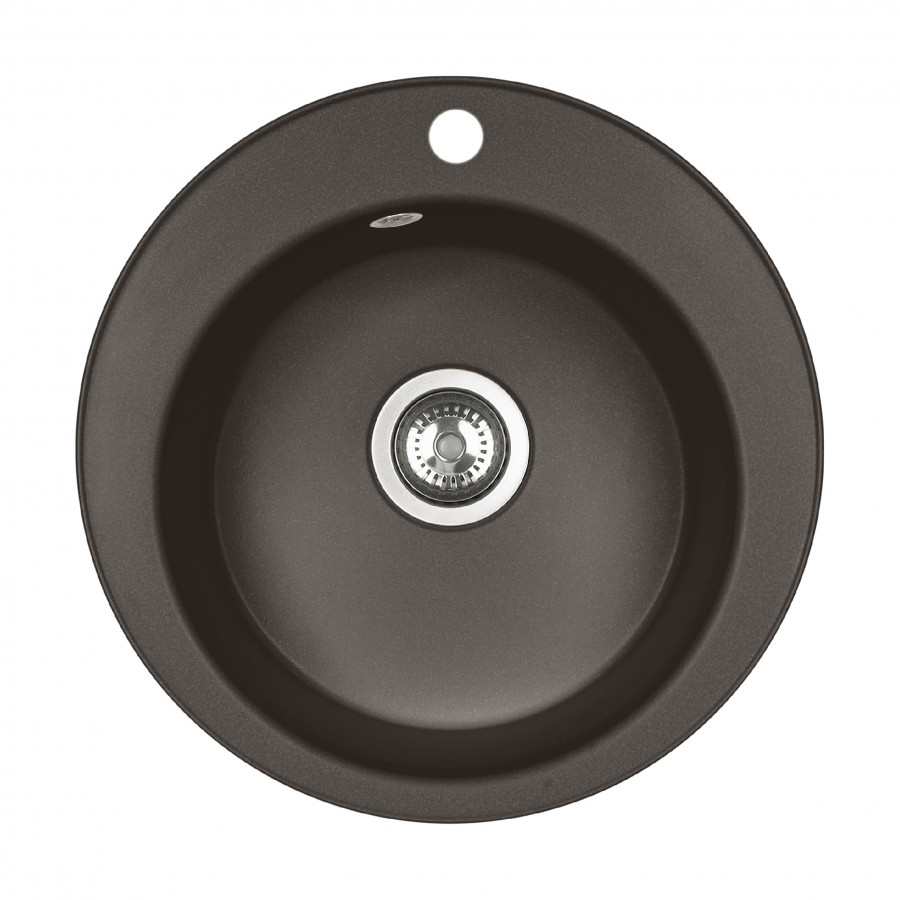 Мойка кухонная ШЕЛЛИ 50, круглая, кофе
