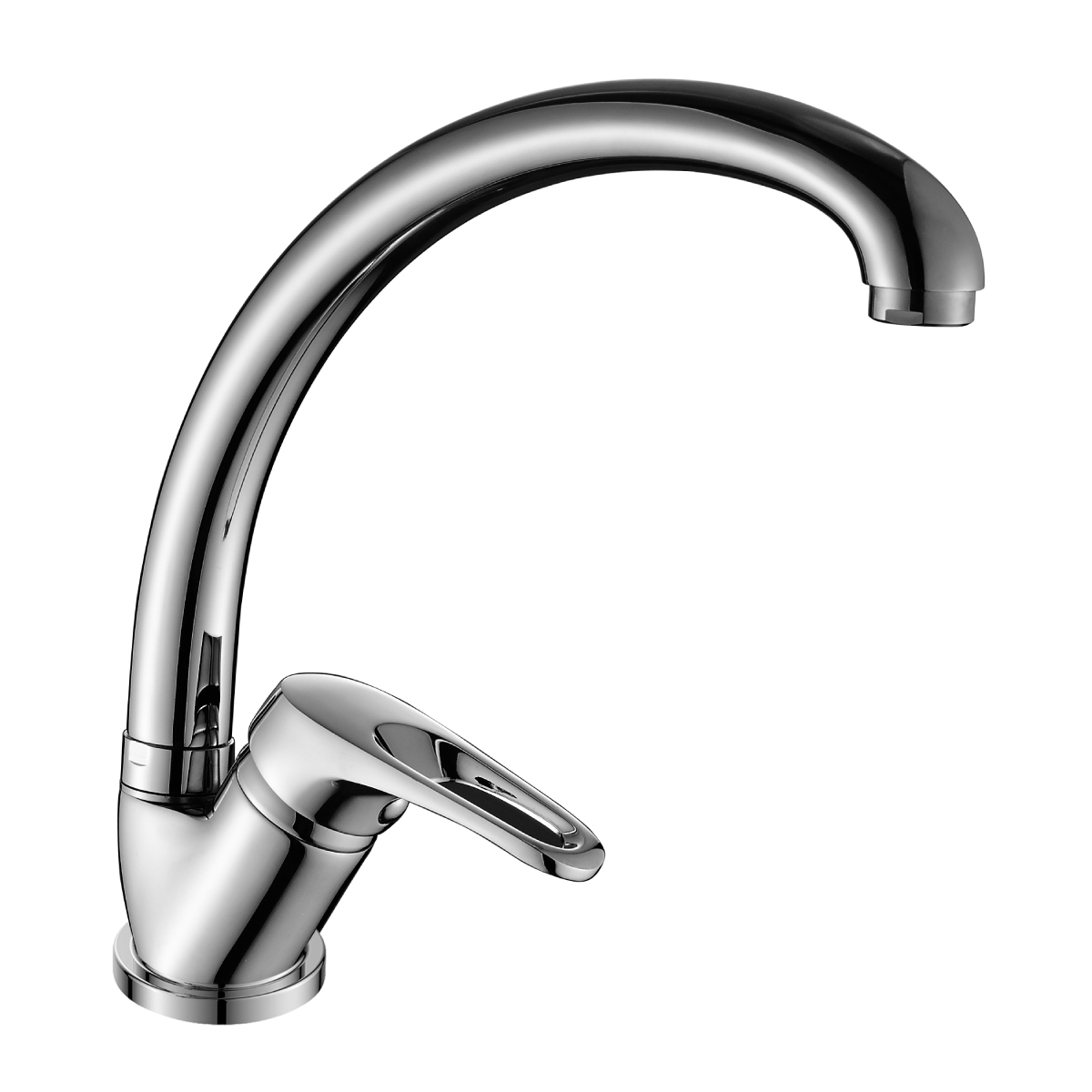 B35 Смеситель для кухни, выс.пов.излив 240мм, р/ОД, хром, ROS, B35-25