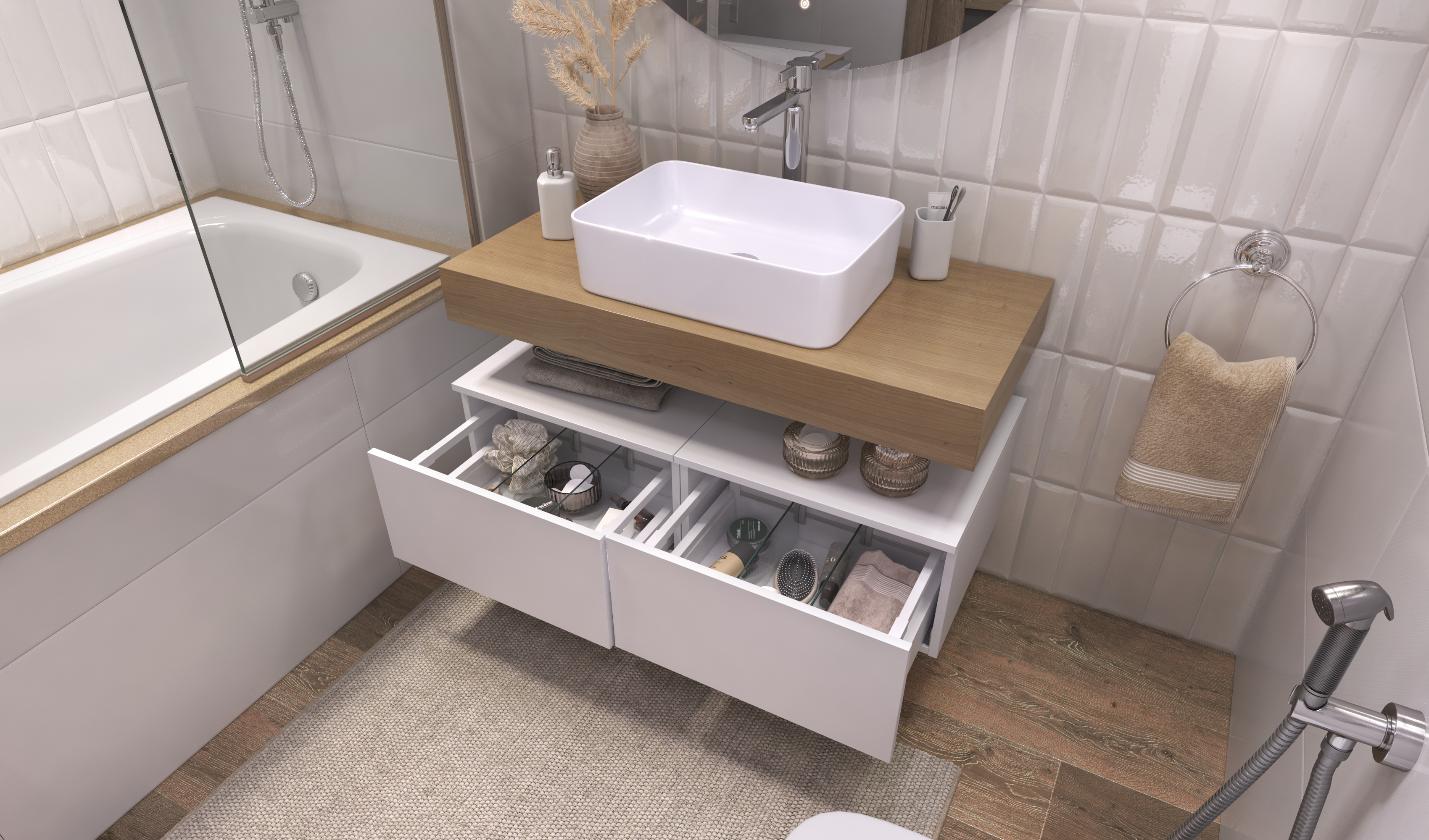 Столешница VELVEX Unit 100 дуб французский