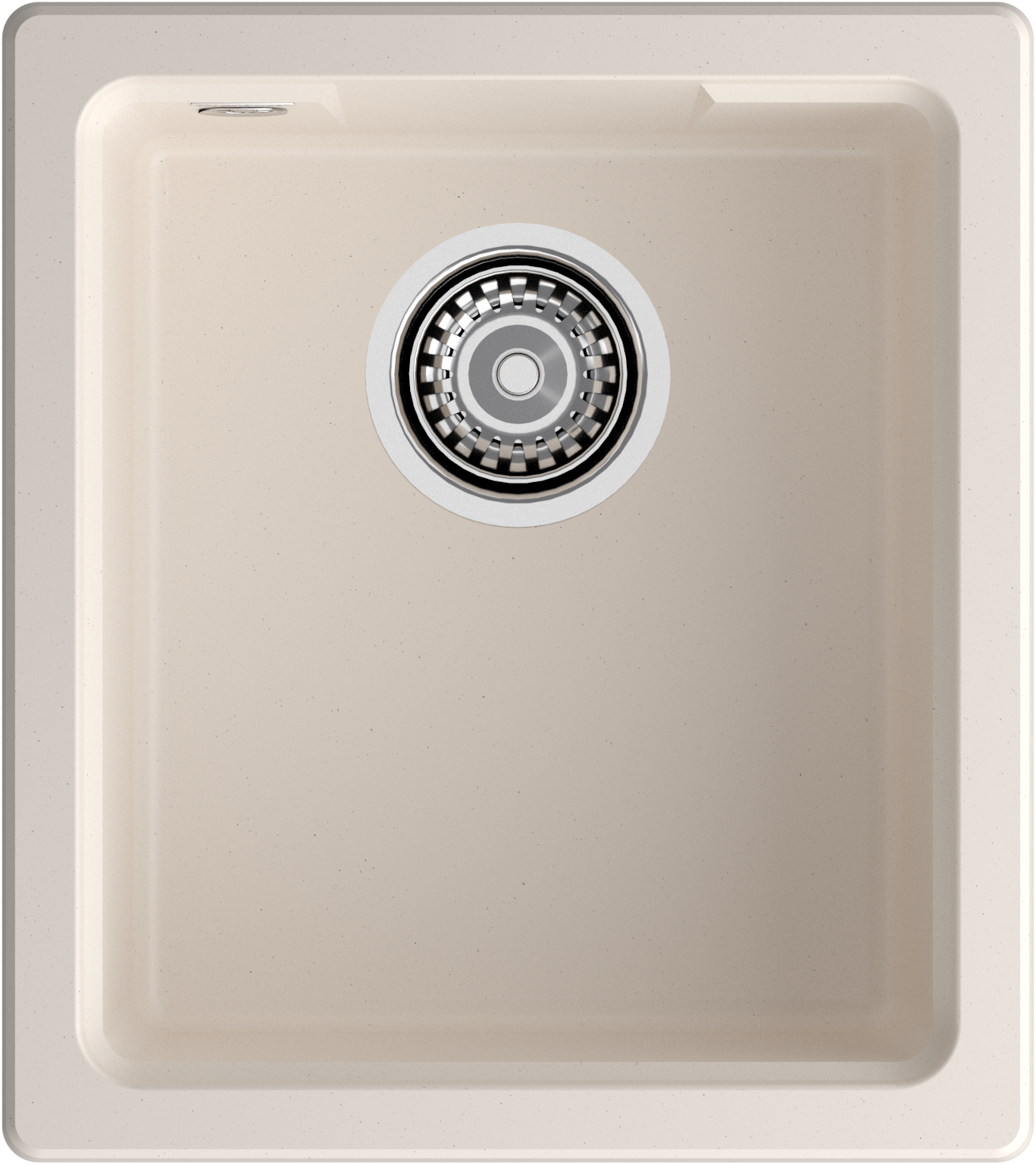 GRANFEST Мойка URBAN 4540  1-чаша 400 х 450 мм белый арт.GF-UR-