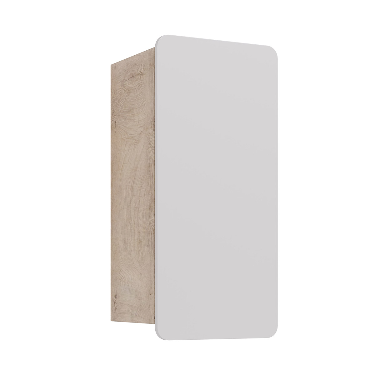 Полупенал Lemark OLIVIA 35 см подвесной, 1 дверный, открывание лев/прав, цвет корпуса: Дуб кантри, ц