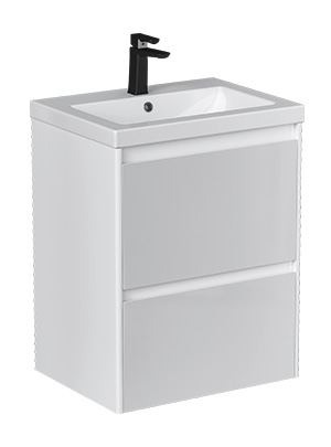 Тумба под раковину VELVEX Klaufs 600-0-2 (Como) навесная 