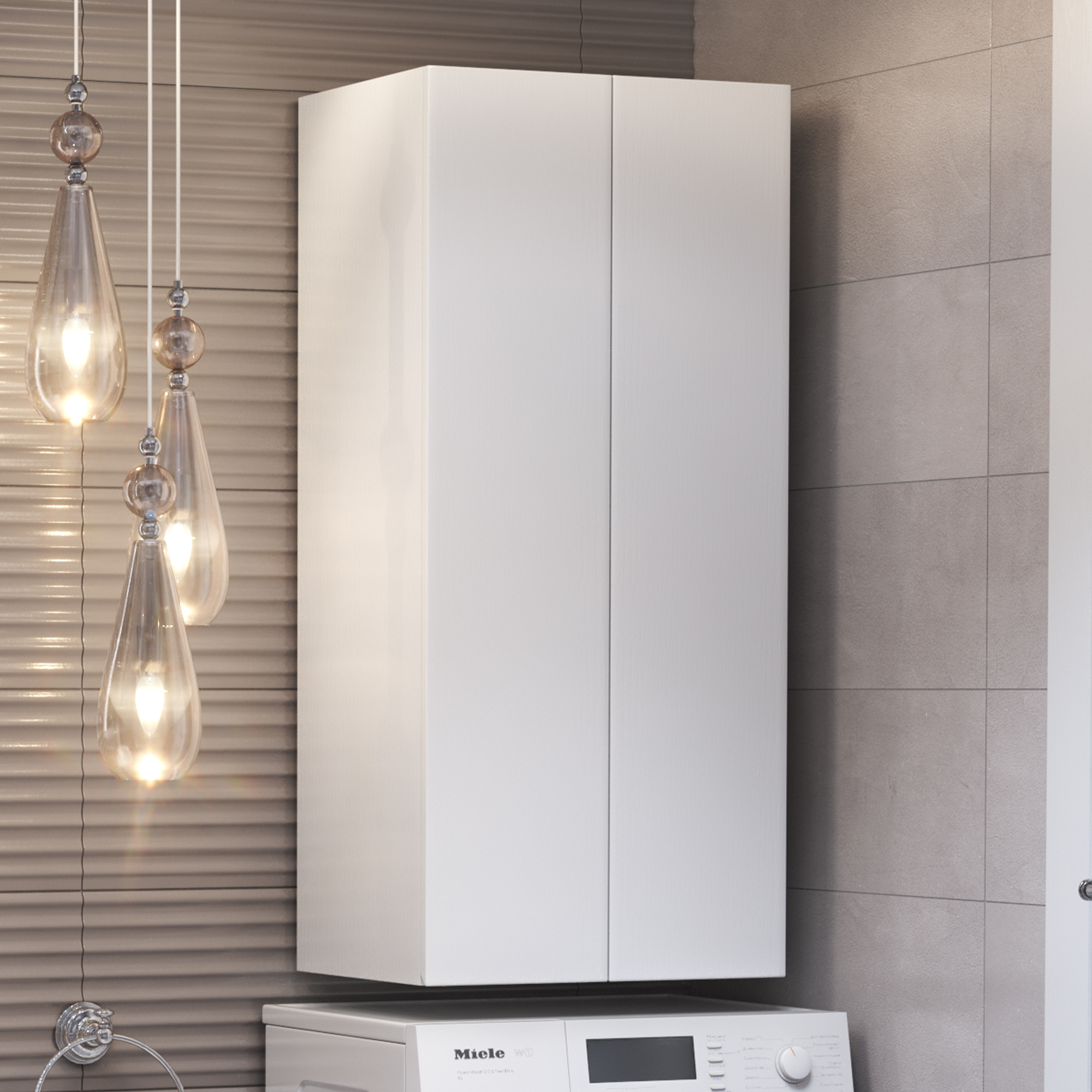 Шкаф VIGO Wing 50 подвесной белый (sh.WIN.50.2D белый)