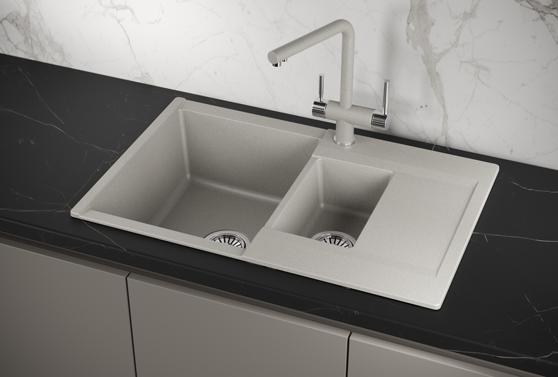 Кухонная мойка GRANULA (7808, БАЗАЛЬТ)