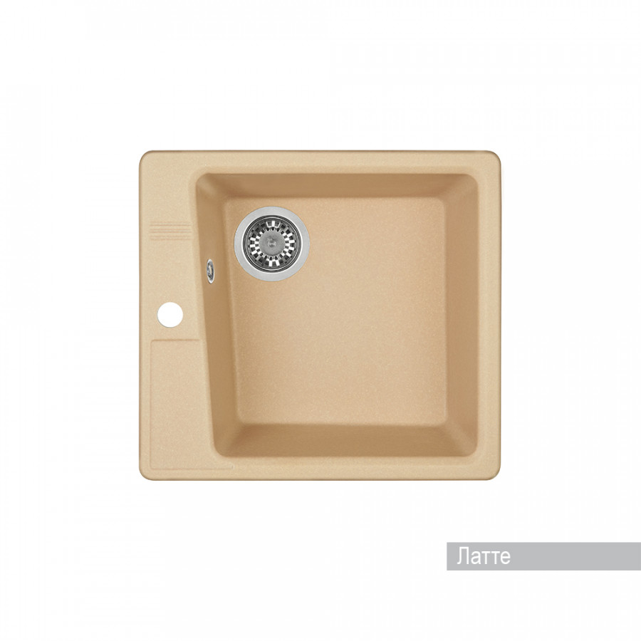 Мойка для кухни  Парма  510x470x175 мм, квадратная, латте