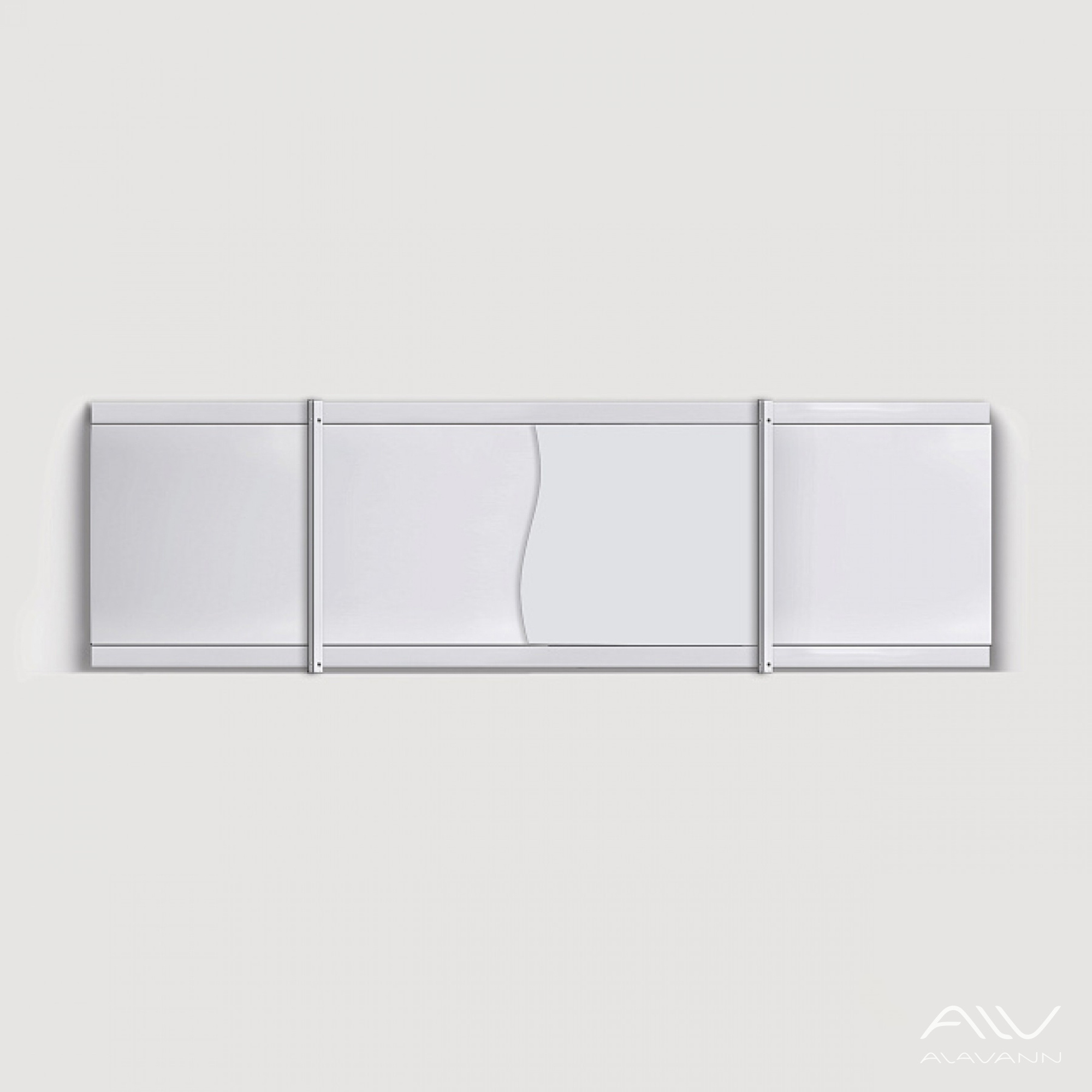 ПРЕМЬЕР Экран для ванны 150 см, полистерол, белый, ALAVANN