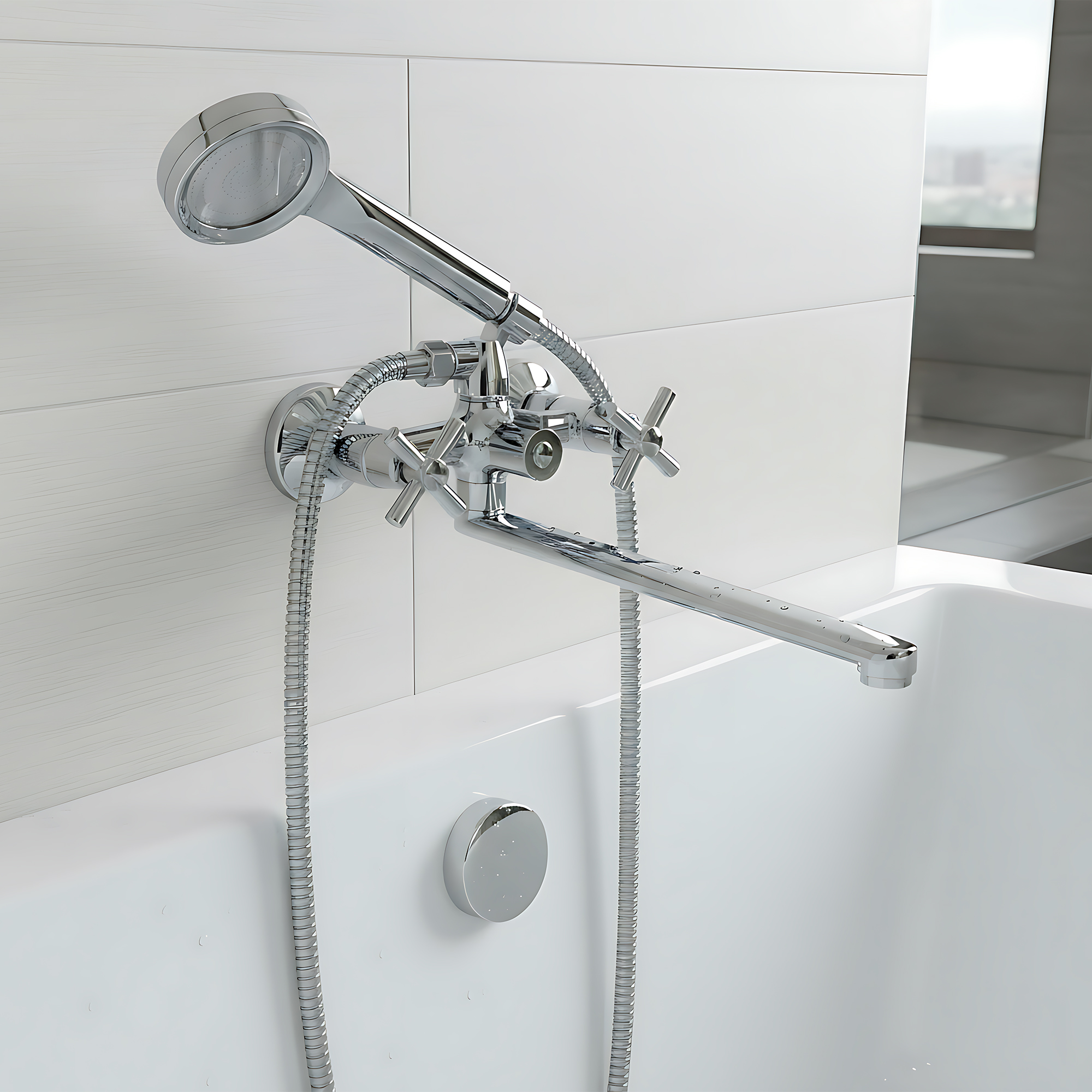 Смеситель для ванны TOKITO ENA хром (TOK-ENA-1015)