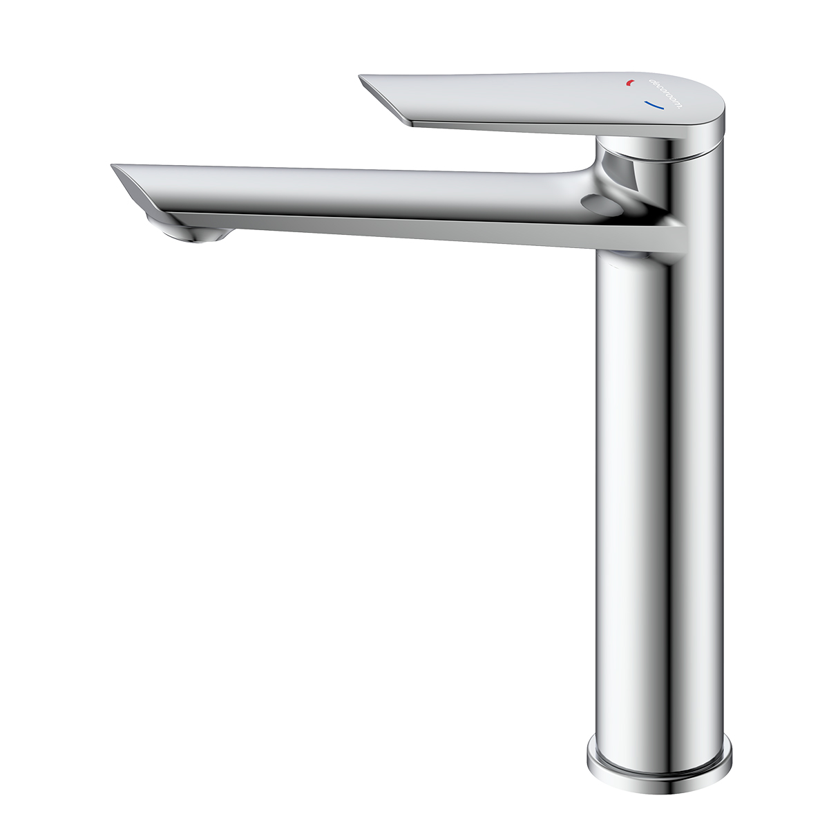 Смеситель DECOROOM DR24013 для умывальника высокий монолитный