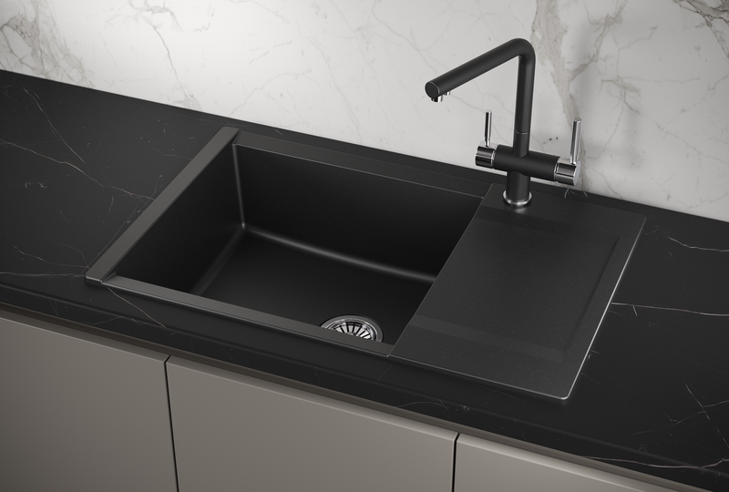 Кухонная мойка GRANULA (7807, ШВАРЦ)