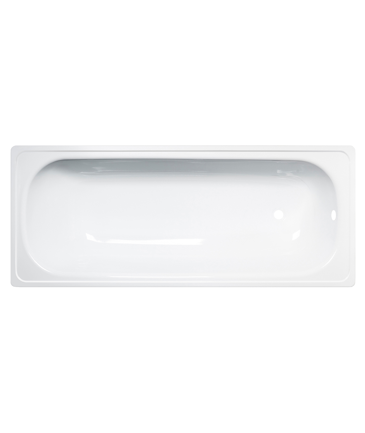 ANTIKA Ванна стальная 150x70x40 cм. с опорной подставкой, с рантом, белая орхидея, ВИЗ