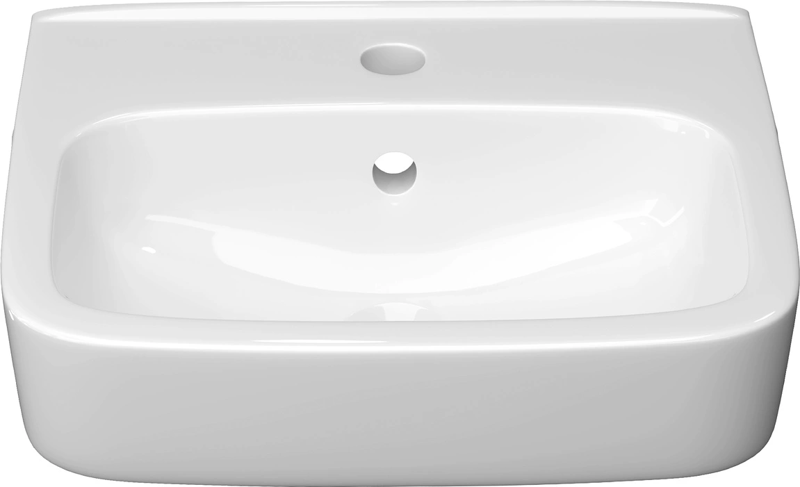 Раковина КЕРАМИН СКВЭА 45 белый глянец CDB00024893 (4810531138150)