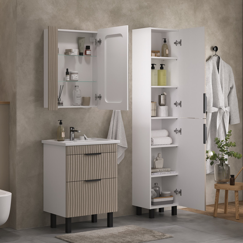 Пенал Лотти/Lotty 40, напольный, латте, VOLNA