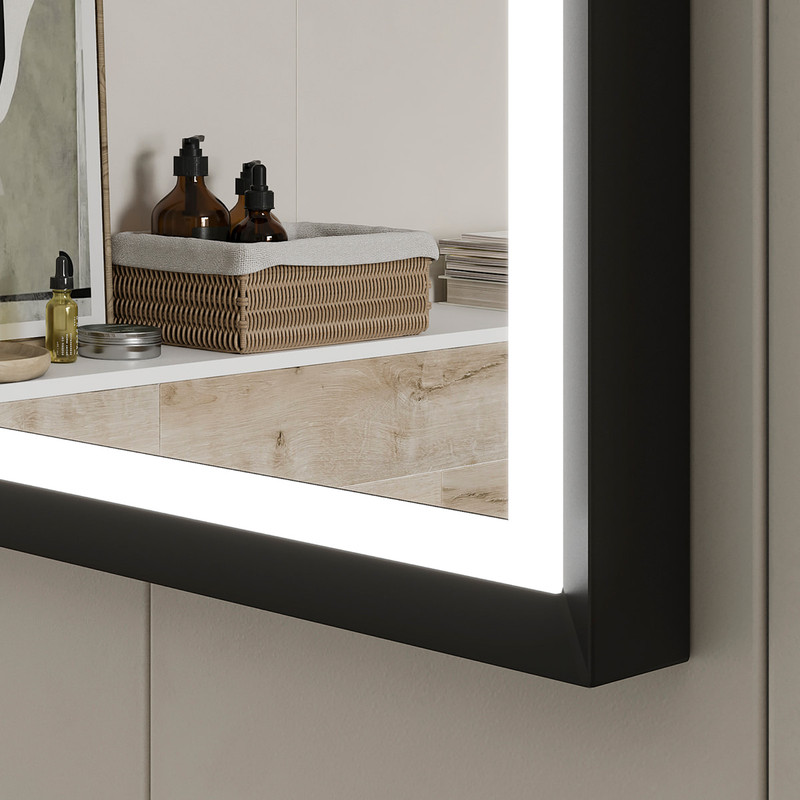 Зеркало EQUIL Lago LED 60 черный