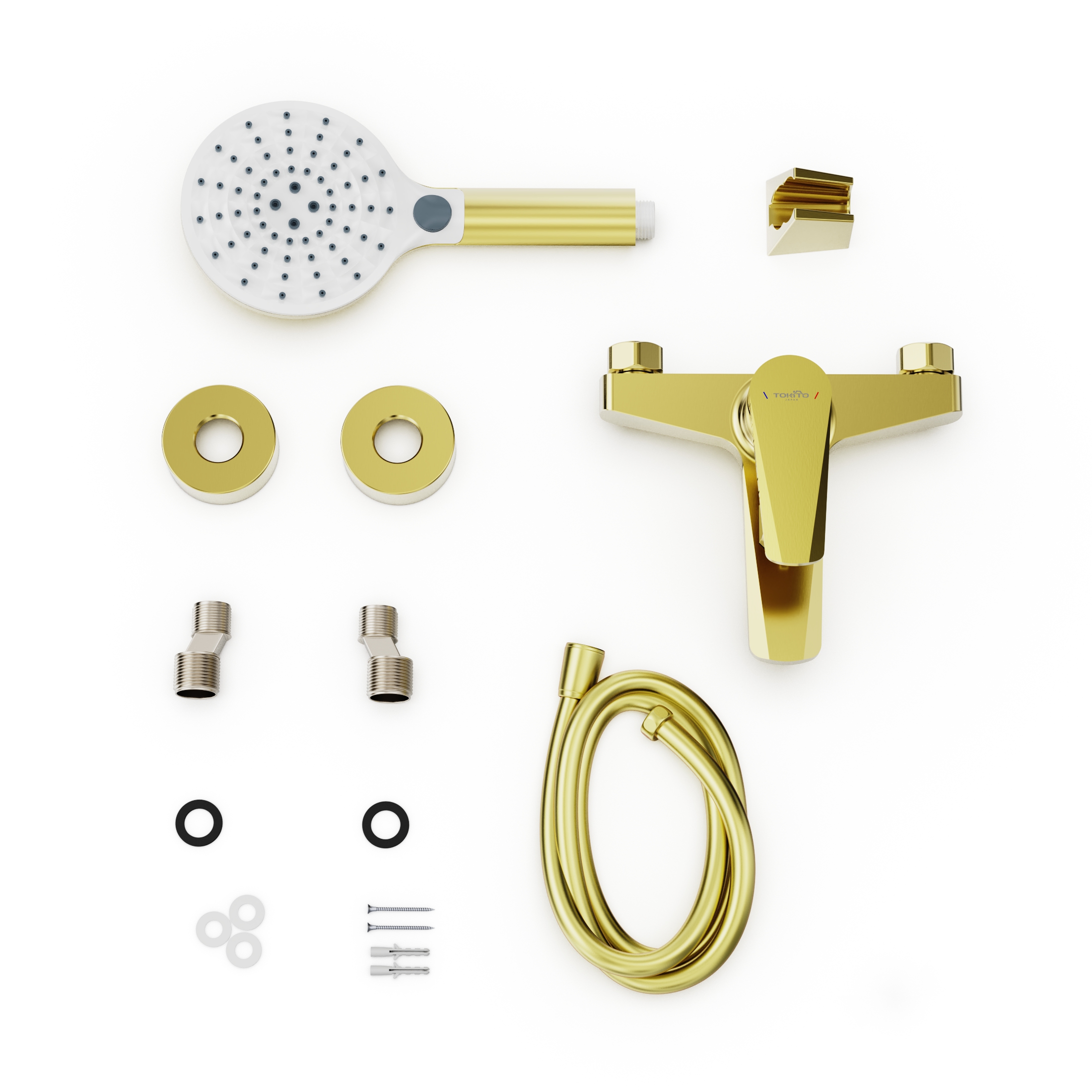 Смеситель для ванны TOKITO KIN брашированное золото (TOK-KIN-1014)