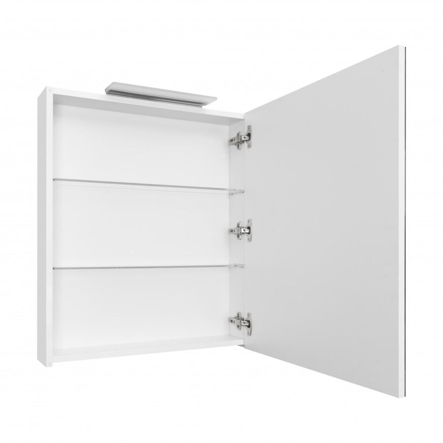 OLETA Зеркальный шкаф 60, правый, белый глянец