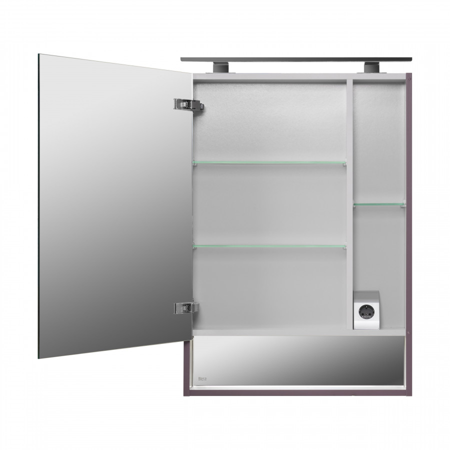 GAP Зеркальный шкаф 60, фиолетовый, ROCA