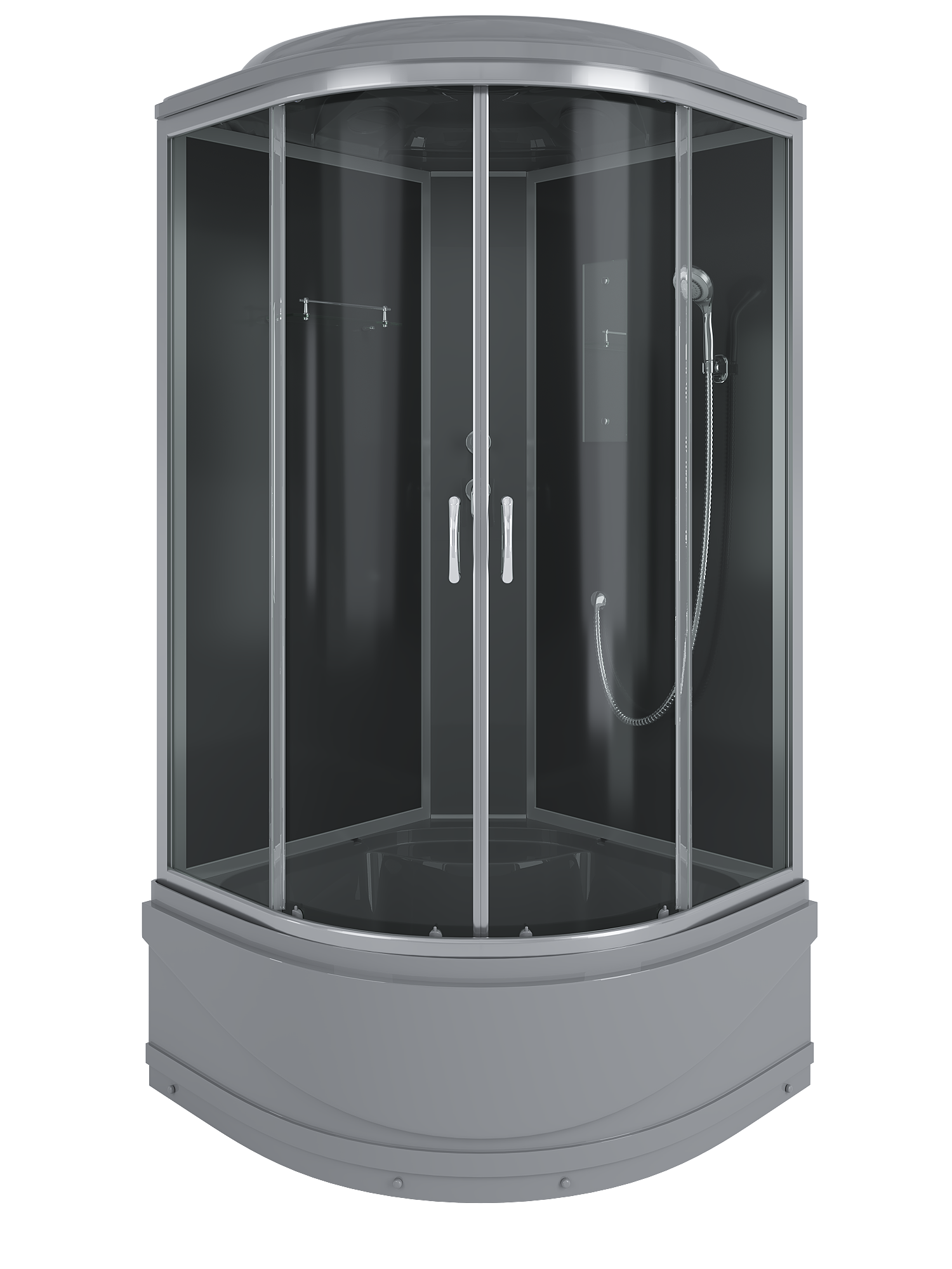 Душевая кабина ERLIT™ ER3510TP-C2-RUS_GRAY (1000*1000*2150)