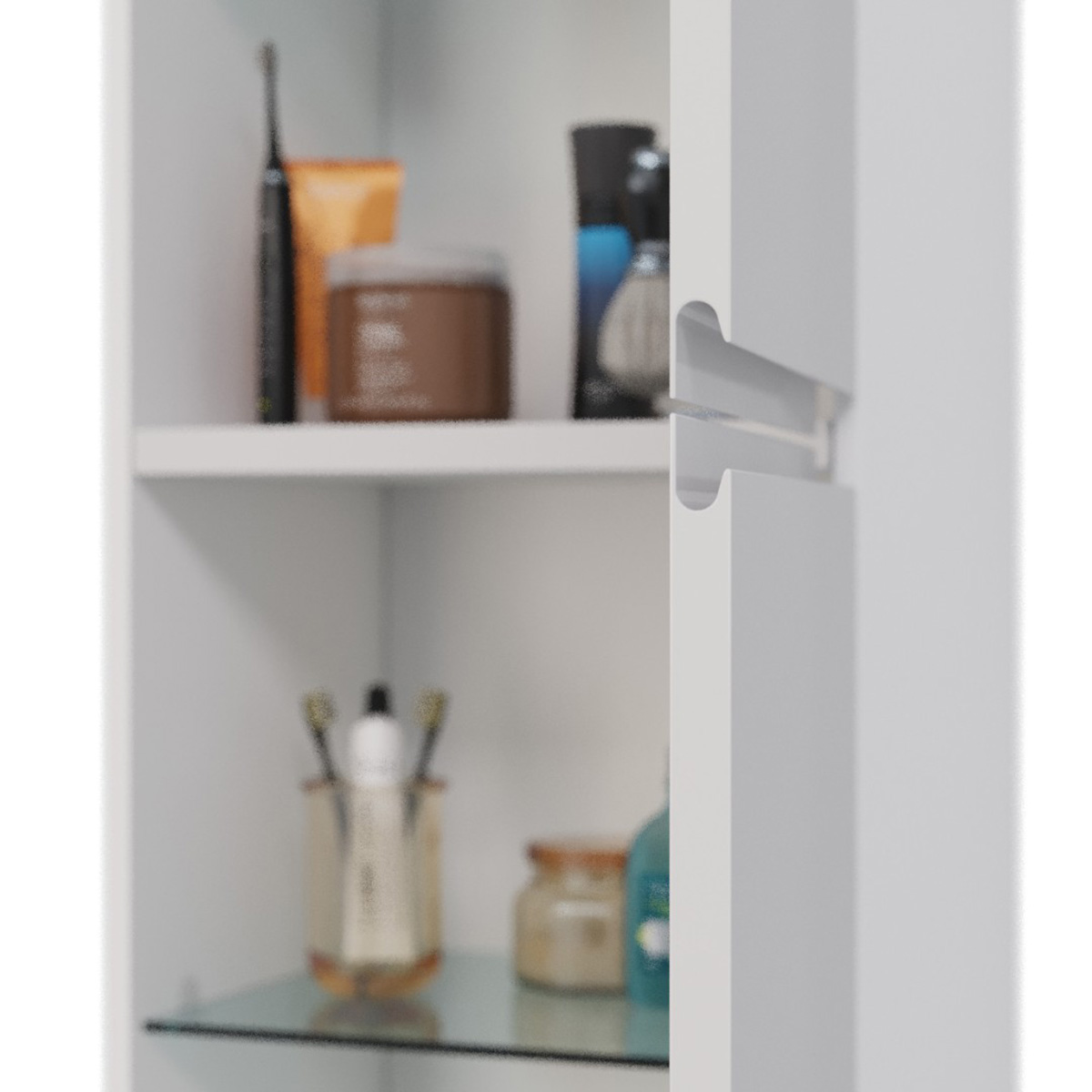 Пенал Lemark VEON 35 см подвесной/напольный, 2-х дверный, открывание лев/прав, цвет корпуса, фасада: