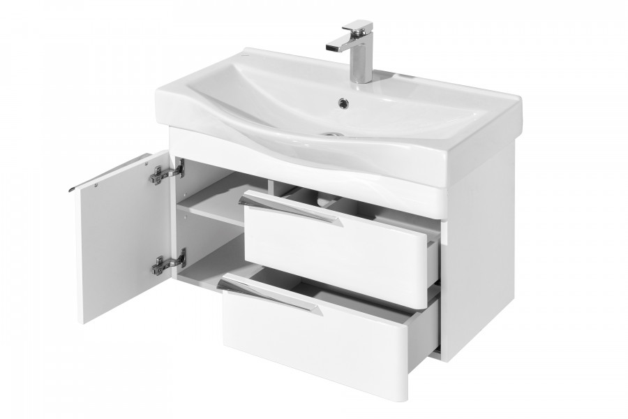 Тумба БЕВЕРЛИ 80, белая (под раковину БЕВЕРЛИ 80)
