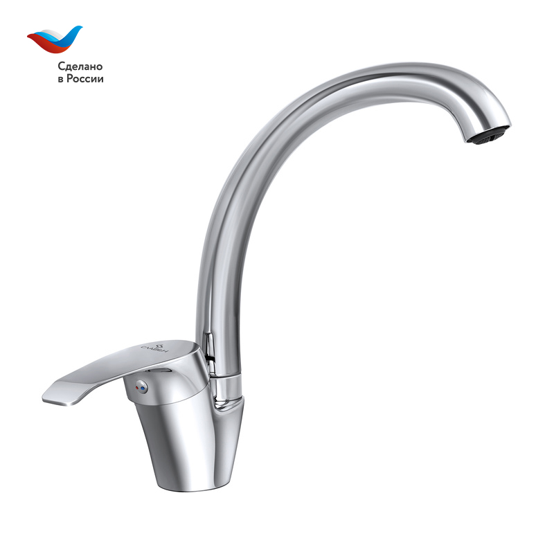 Смеситель для кухни СЛАВЕН Город СЛ-ОД-К22 хром