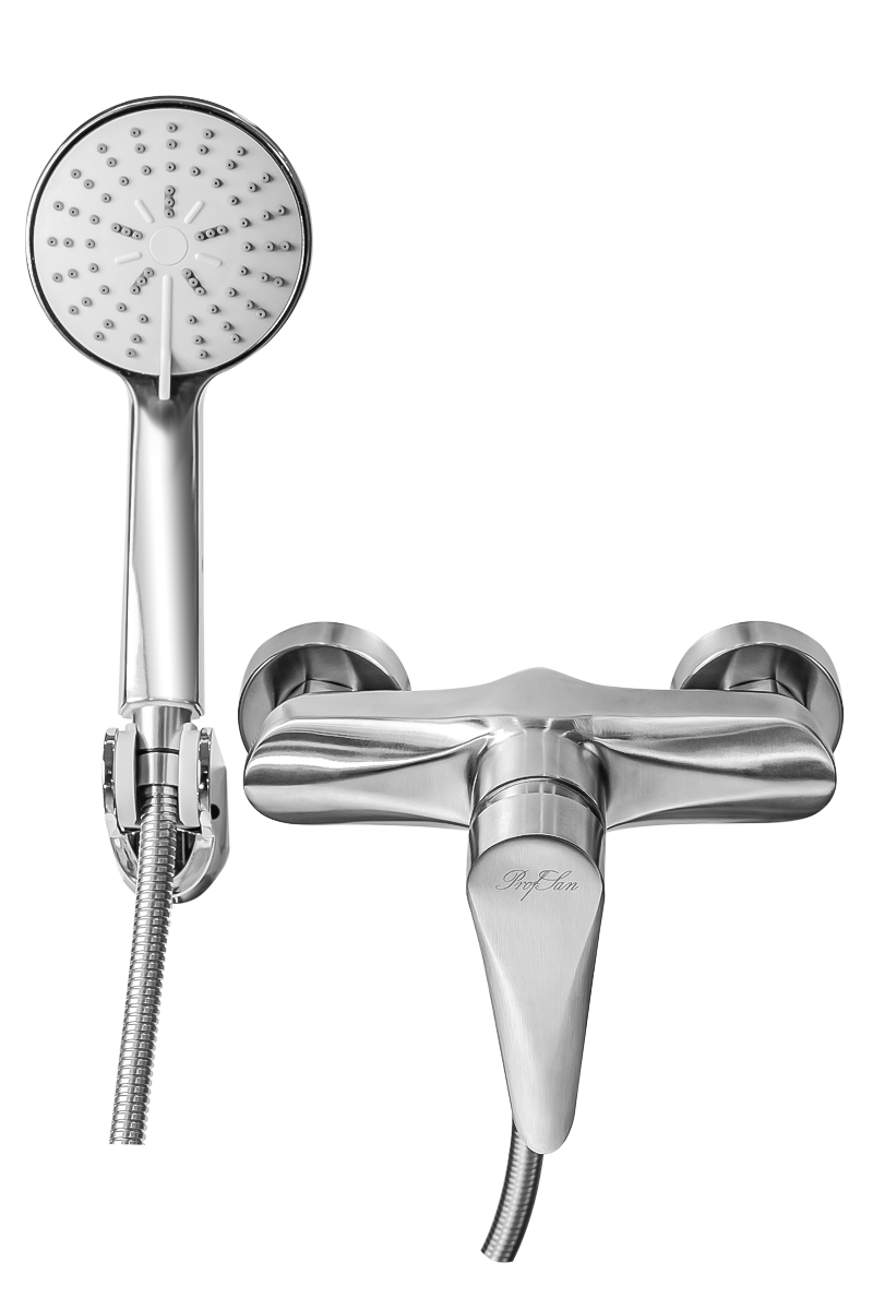 Смеситель для душа ПРОФСАН ПСМ-300-4 STEEL нержавеющая сталь AISI-304 тип См-ДшОНРШл