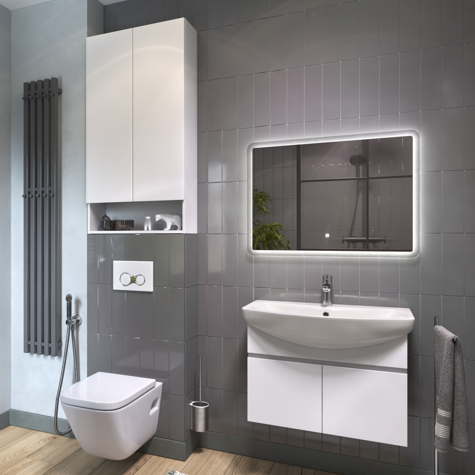 Шкаф VIGO Wing 60 подвесной белый (195 белый)