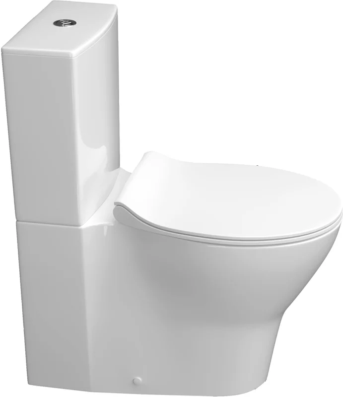 Унитаз-компакт СКАНДИ МЛЖС Slim Soft Close двухрежимный, сиденье дюропласт с микролифтом CDB00029301 (4810531151326)