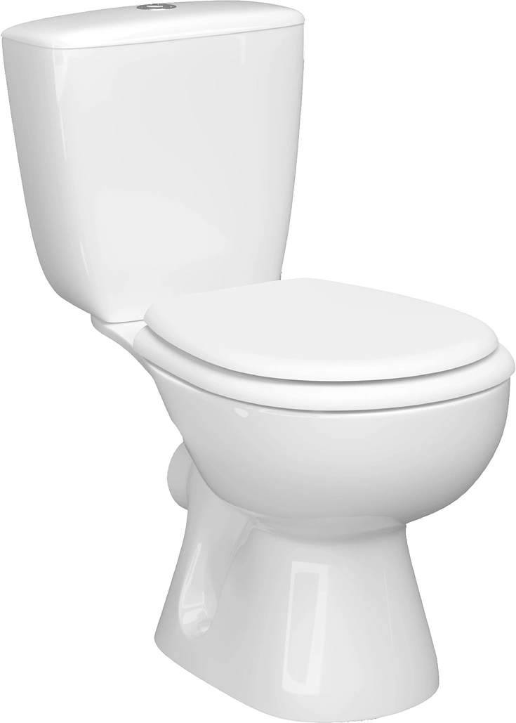 Унитаз-компакт КЕРАМИН ПОЗИТАНО МС Б1 однорежимный, сиденье полипропилен CDB00029482 (4810531150367)