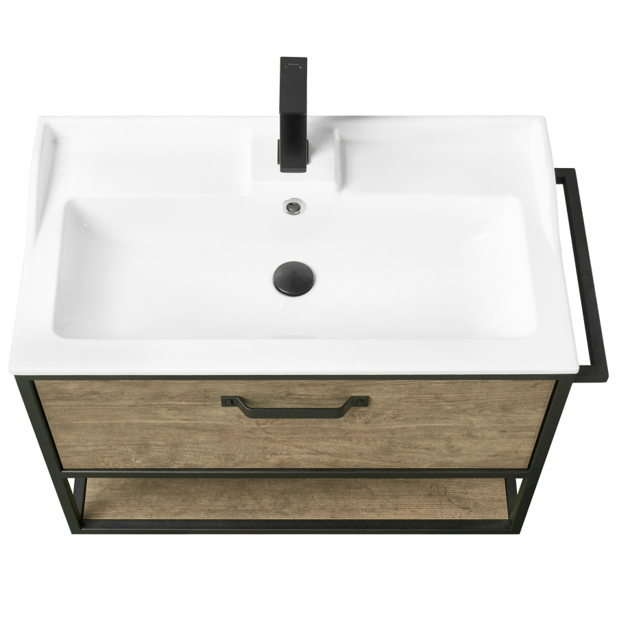 Тумба ЛОФТ ФАБРИК 80, дуб кантри (под раковину ФАБИА 80, VICTORIA-N 80, ОДРИ 42)