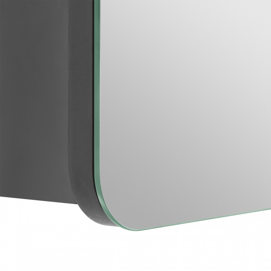 Зеркальный шкаф АР-ДЕКО 85,серый кобальт