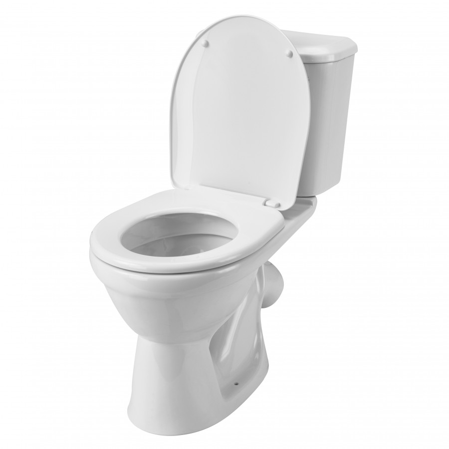 БОРЕАЛЬ Унитаз-компакт, антивсплеск, накл. вып., ниж. подв., (эконом) 1-а режимная арматура, сиденье