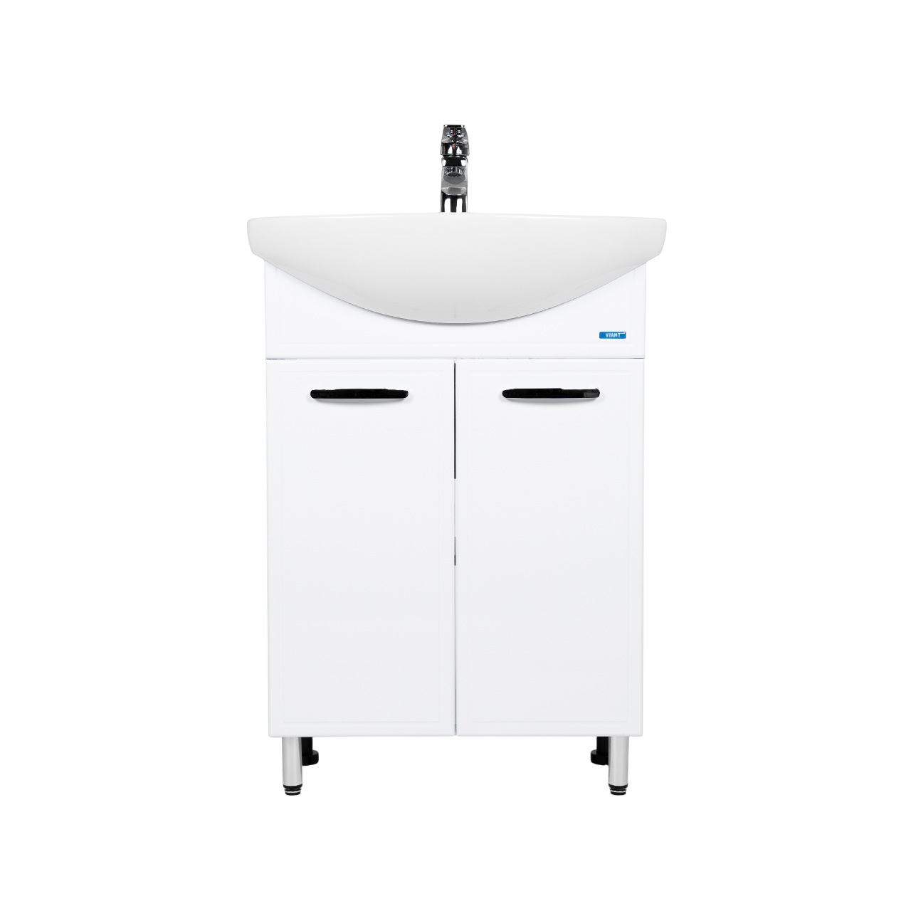 Тумба под раковину VIANT МИЛАН 60 напольная белый (VMIL60BA-T2ST)