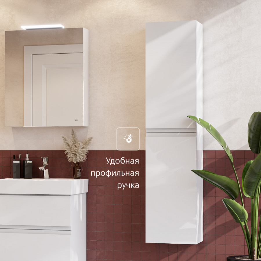 OLETA Шкаф-колонна 35, белый матовый