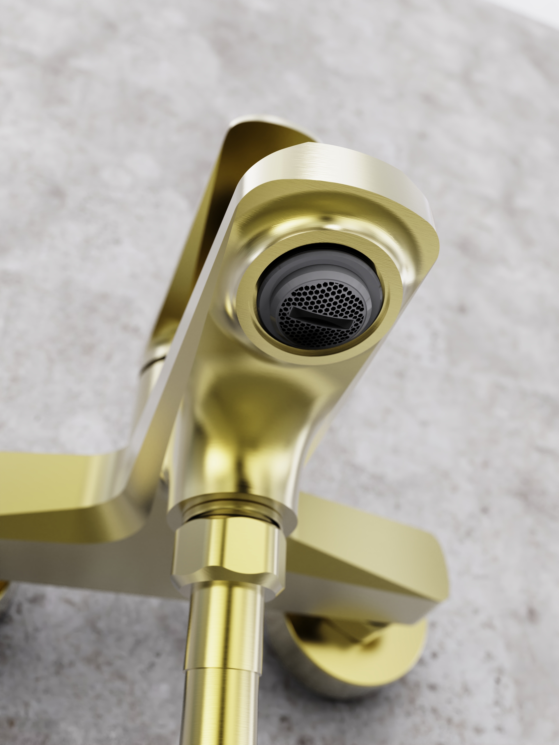 Смеситель для ванны TOKITO KIN брашированное золото (TOK-KIN-1014)