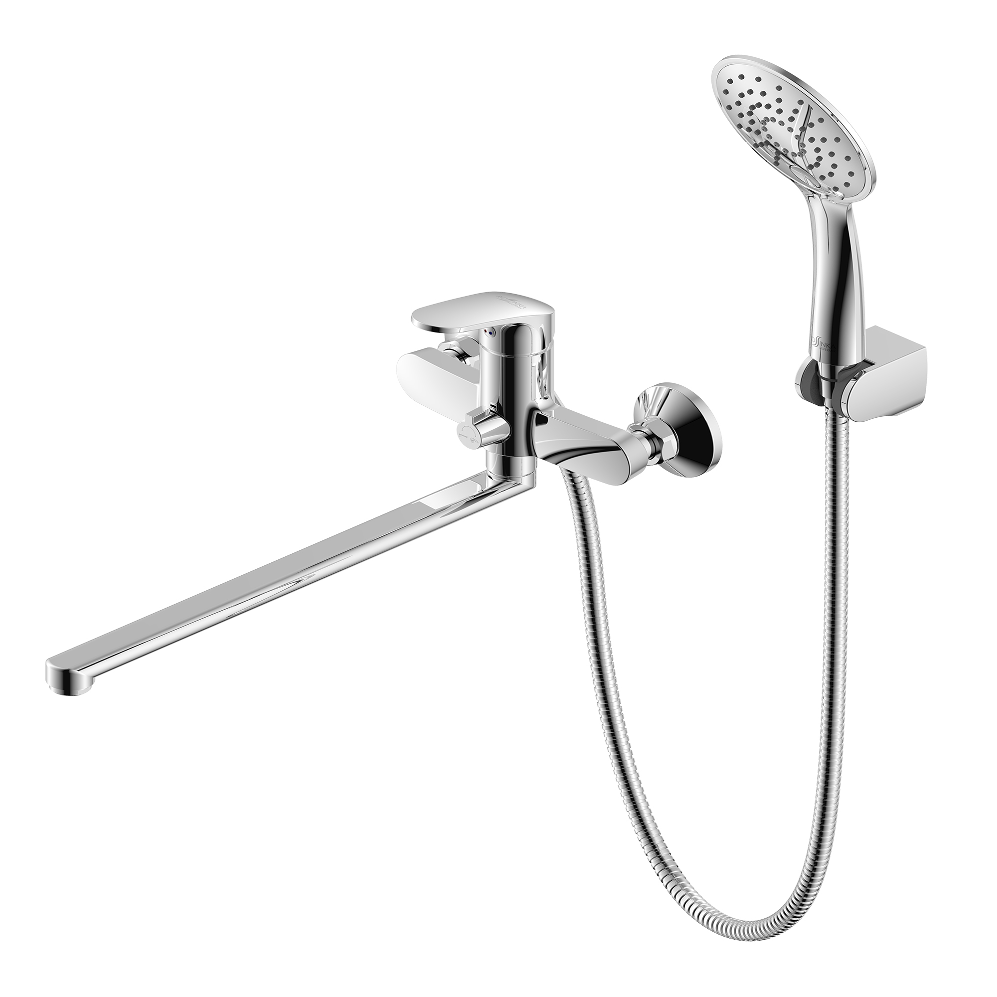 RS45 Смеситель для ванны, длин.пов.излив, р/ОД, хром, ROS, RS45-32