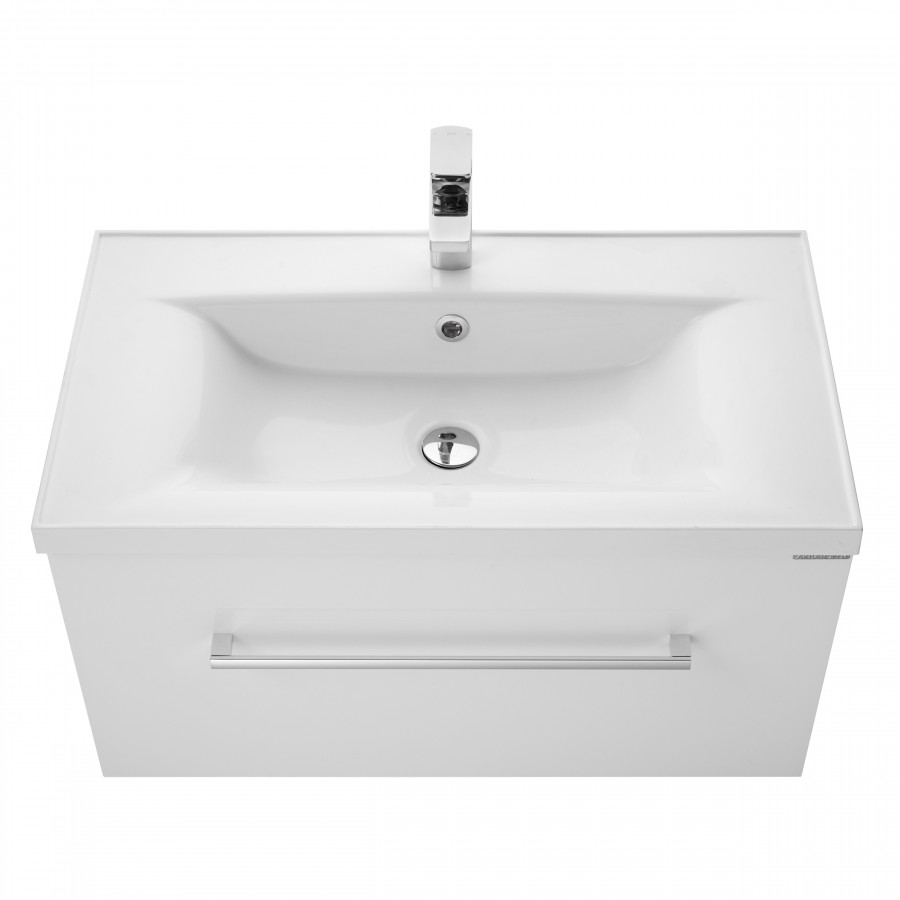 Тумба МАДРИД 80 М, белая (под раковину АЙРИС 80, АЙРИС М 80, ПРЕМЬЕР М 80)