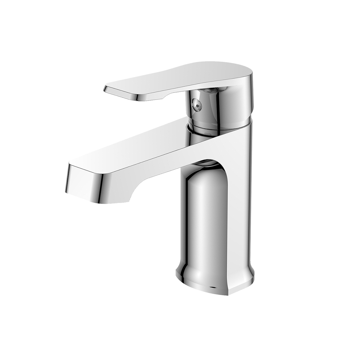 DR23 Смеситель для раковины, монолит.излив 114мм, р/ОД, хром, DR, DR23011