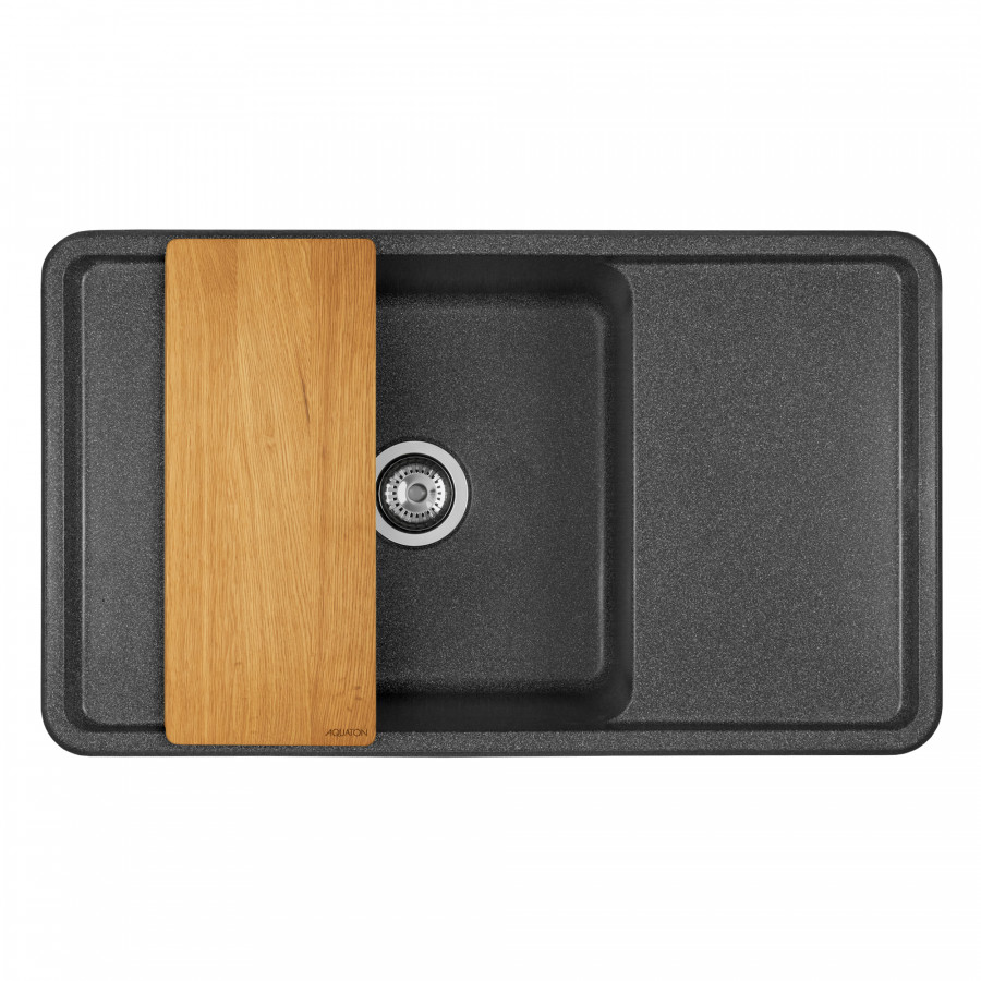 Мойка для кухни  Беллис 87 870x510x250 мм, прямоуг., графит